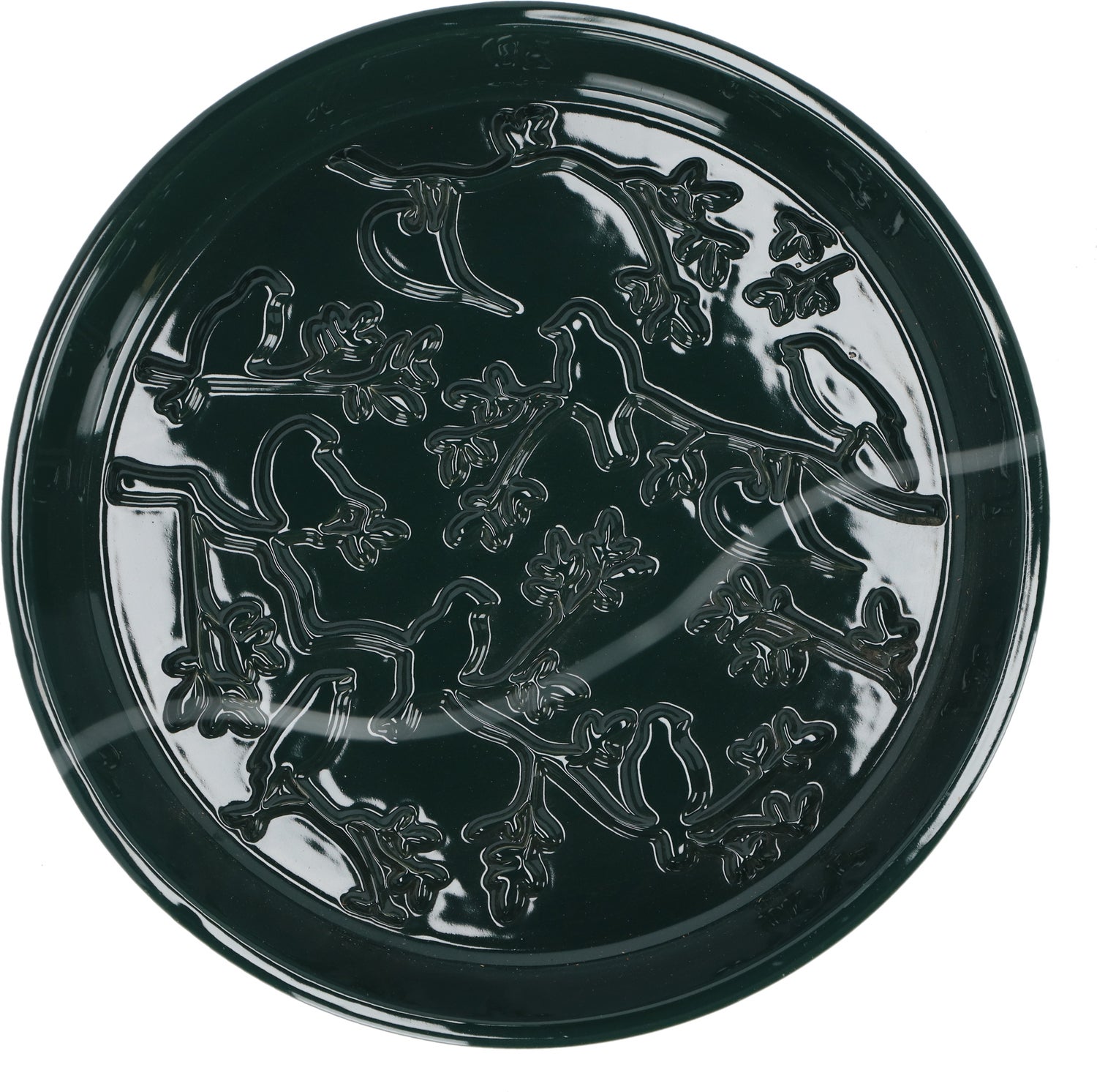 Best for Birds vogelvoeder- en drinkschaal zwart D 28,5 H 4,8 cm
