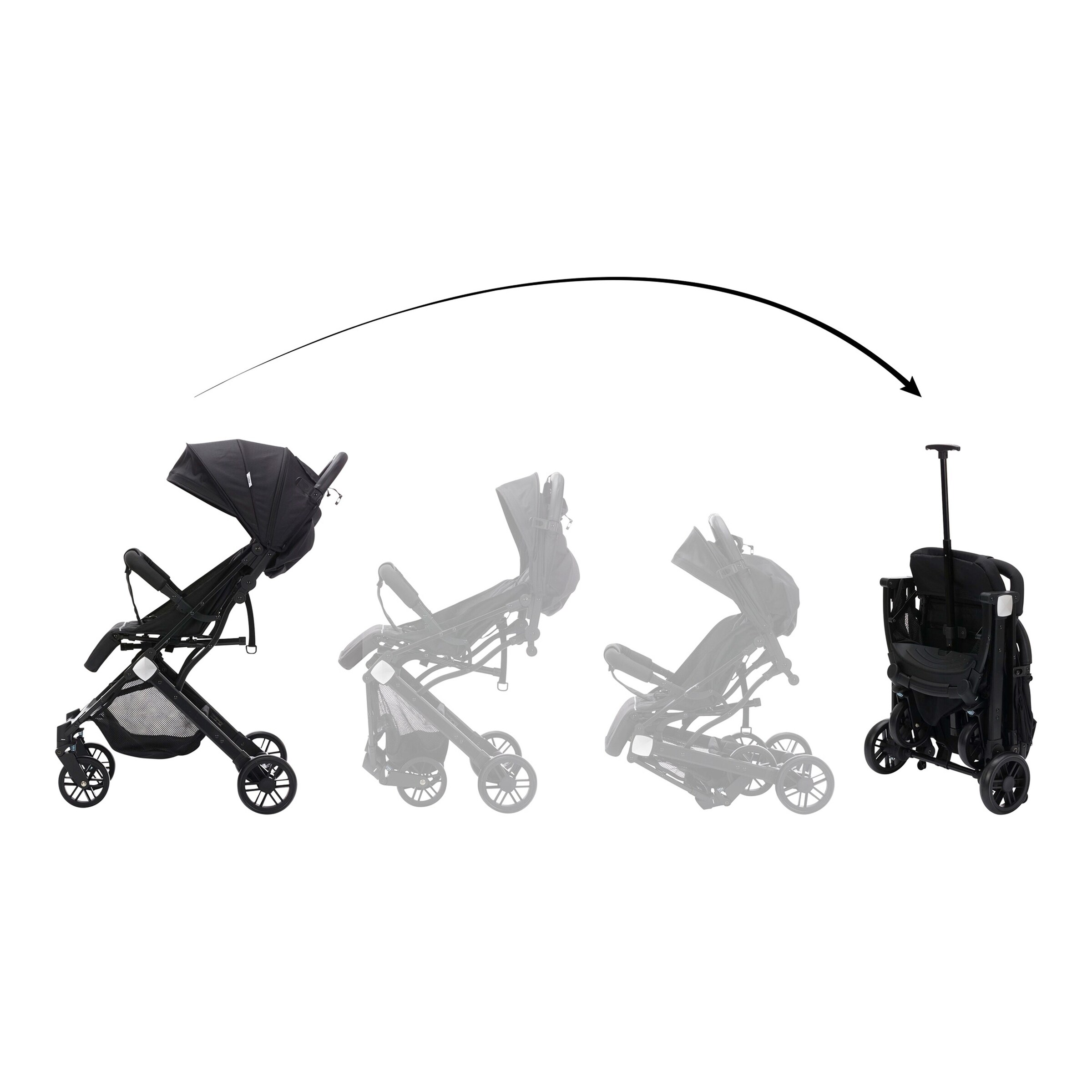 babycab Buggy Mailand schwarz