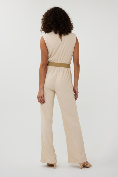 EsQualo beige dames jumpsuit