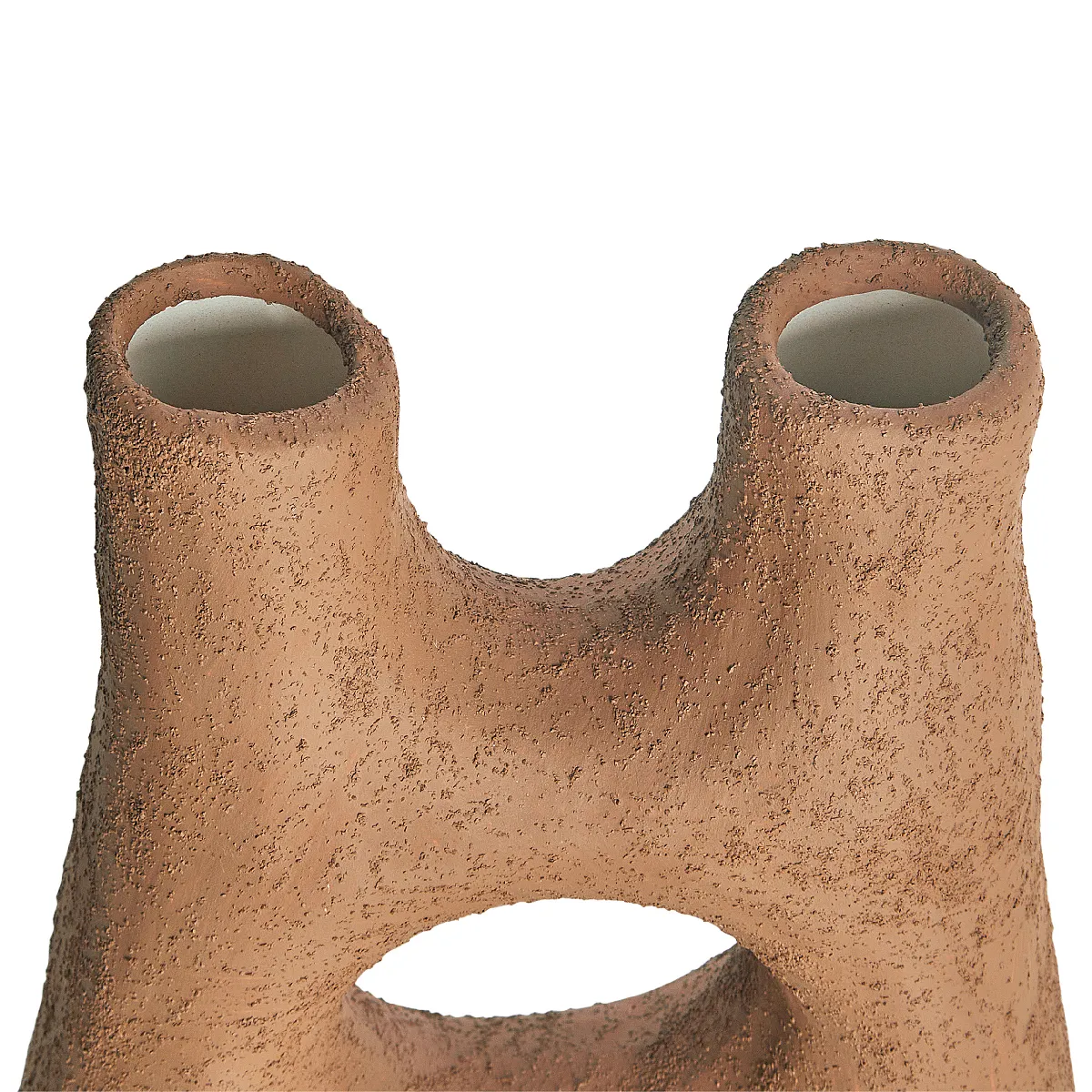 BELIANI Vase UARU - Céramique Marron