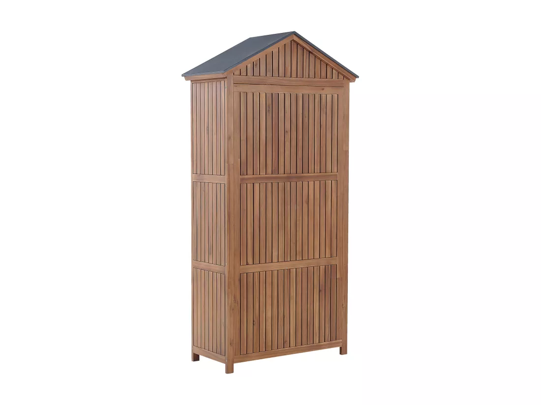 Armoire de jardin SAVOCA Acacia 100 cm 40 cm Marron