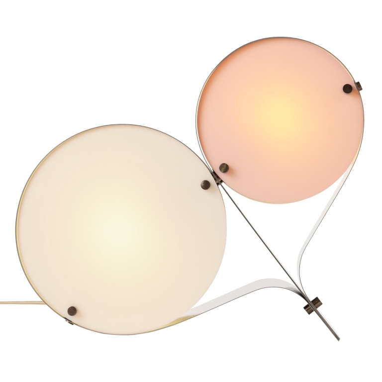 Gubi Coppia tafellamp Ivory & Blush