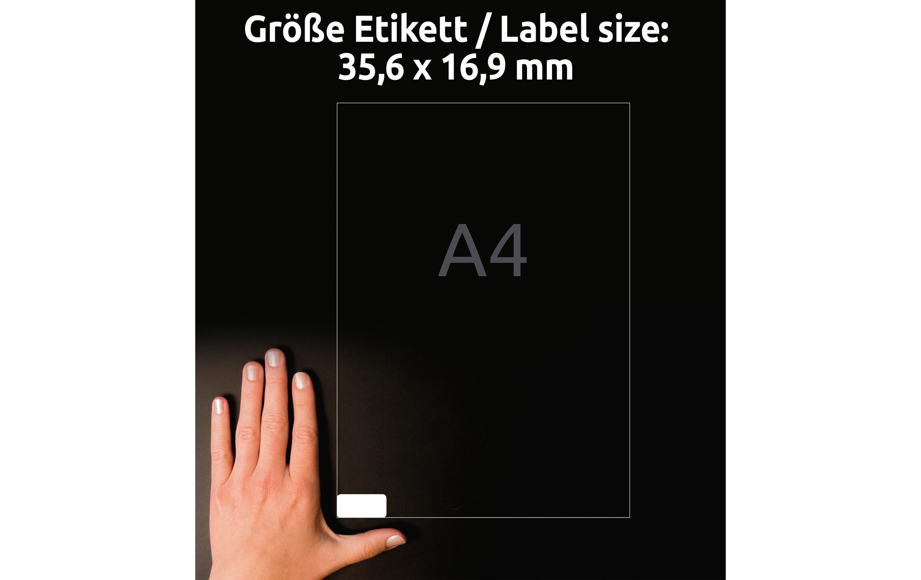 Universal-Etiketten L4732REV-65, 35.6 x 16.9 mm, 65 BlattAblösbare Etiketten