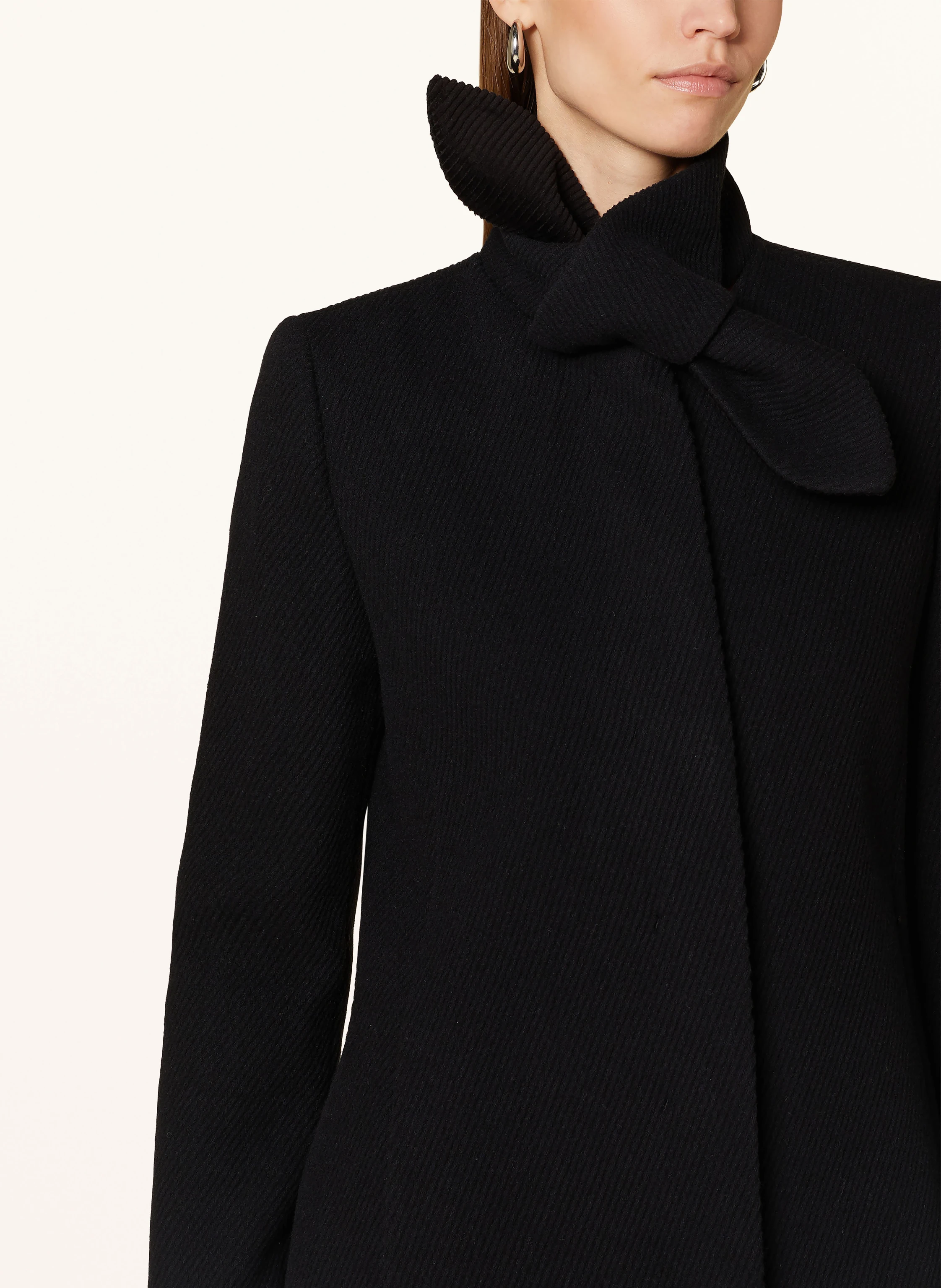 EMPORIO ARMANI Mantel mit abnehmbarem Kragen