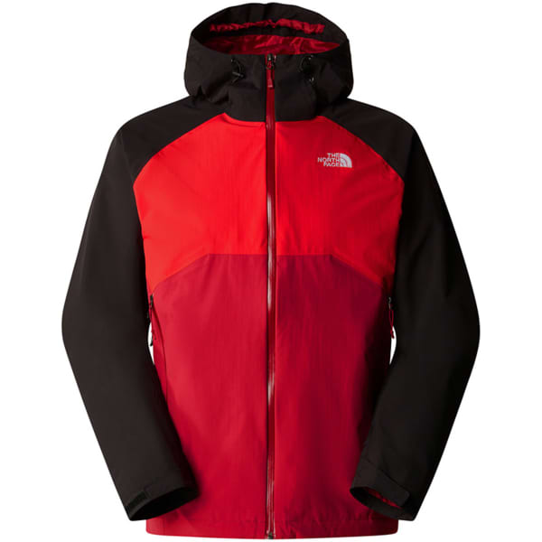 Veste randonnée THE NORTH FACE STRATOS JACKET - EU GARNET RED/HIGH RISK RED/TNF BLACK
