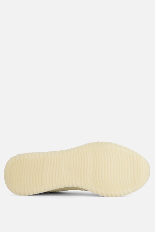 Mexx Gitte Glitter Sneakers beige Textiel
