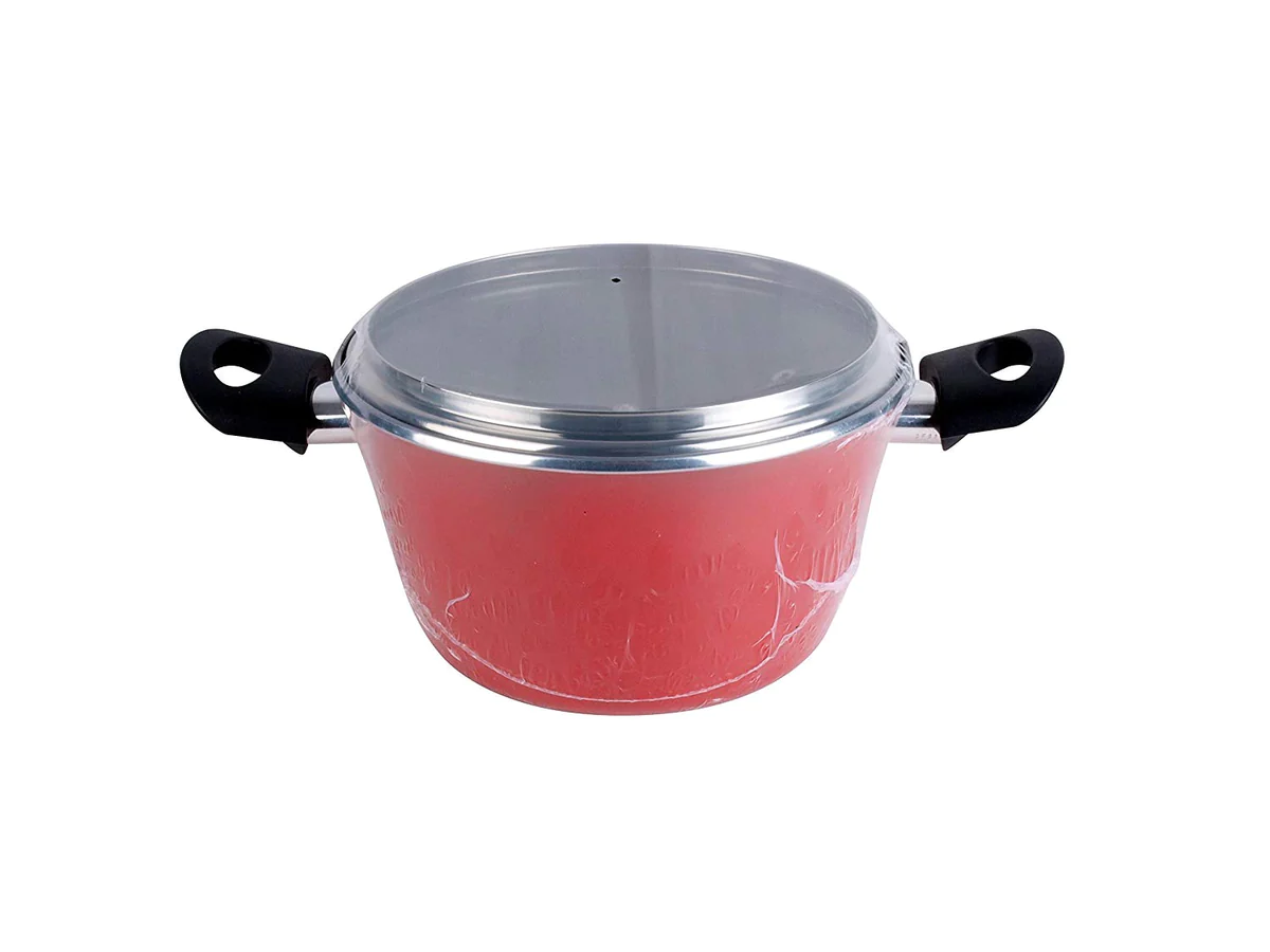 Batterie de cuisine 5 pièces, induction, antiadhésive sans PFOA Rouge