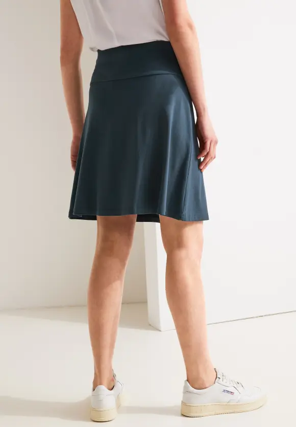 Minirock mit Raffdetails - cool vintage green