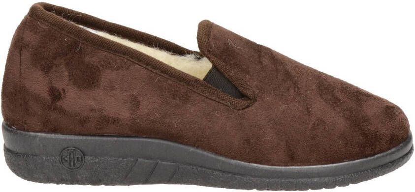Nelson Home Pantoffels voor heren Bruin Sloffen