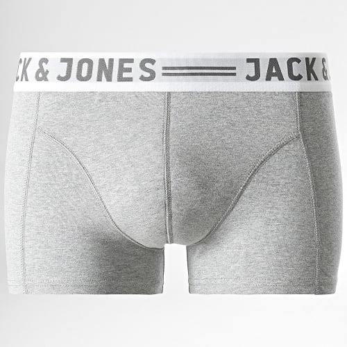 Lot De 3 Boxers Sense Noir Blanc Gris Chiné