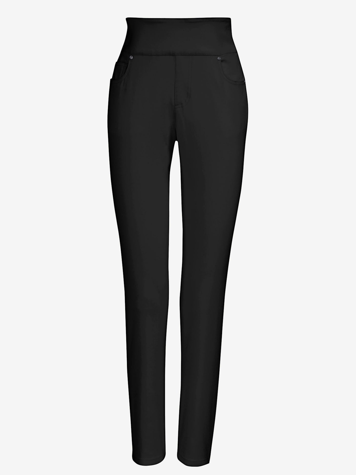 Pantalon ceinture haute affinante à glissière