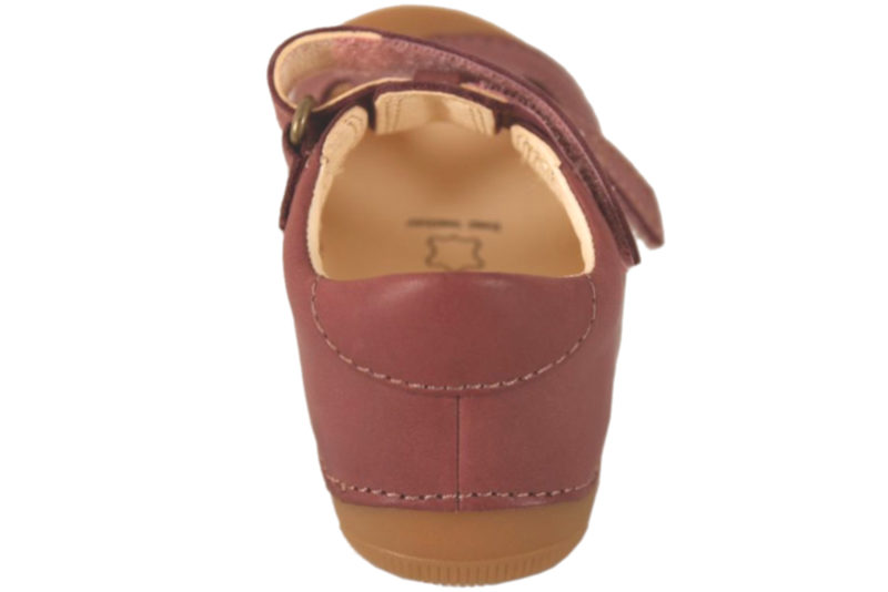 BUNDGAARD PETIT SANDAL DARK ROSE I GLAT SKIND