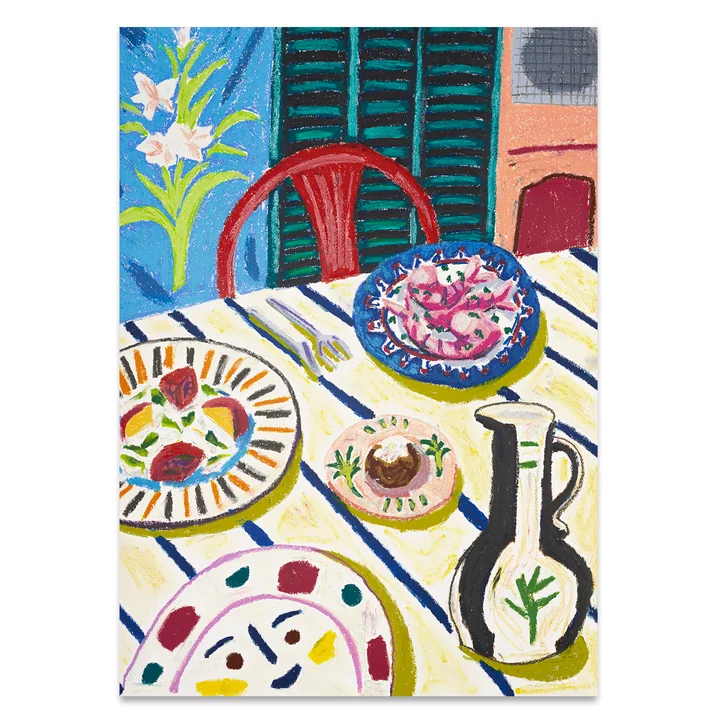 Paper Collective - Tapas Dinner Poster, 70 x 100 cm