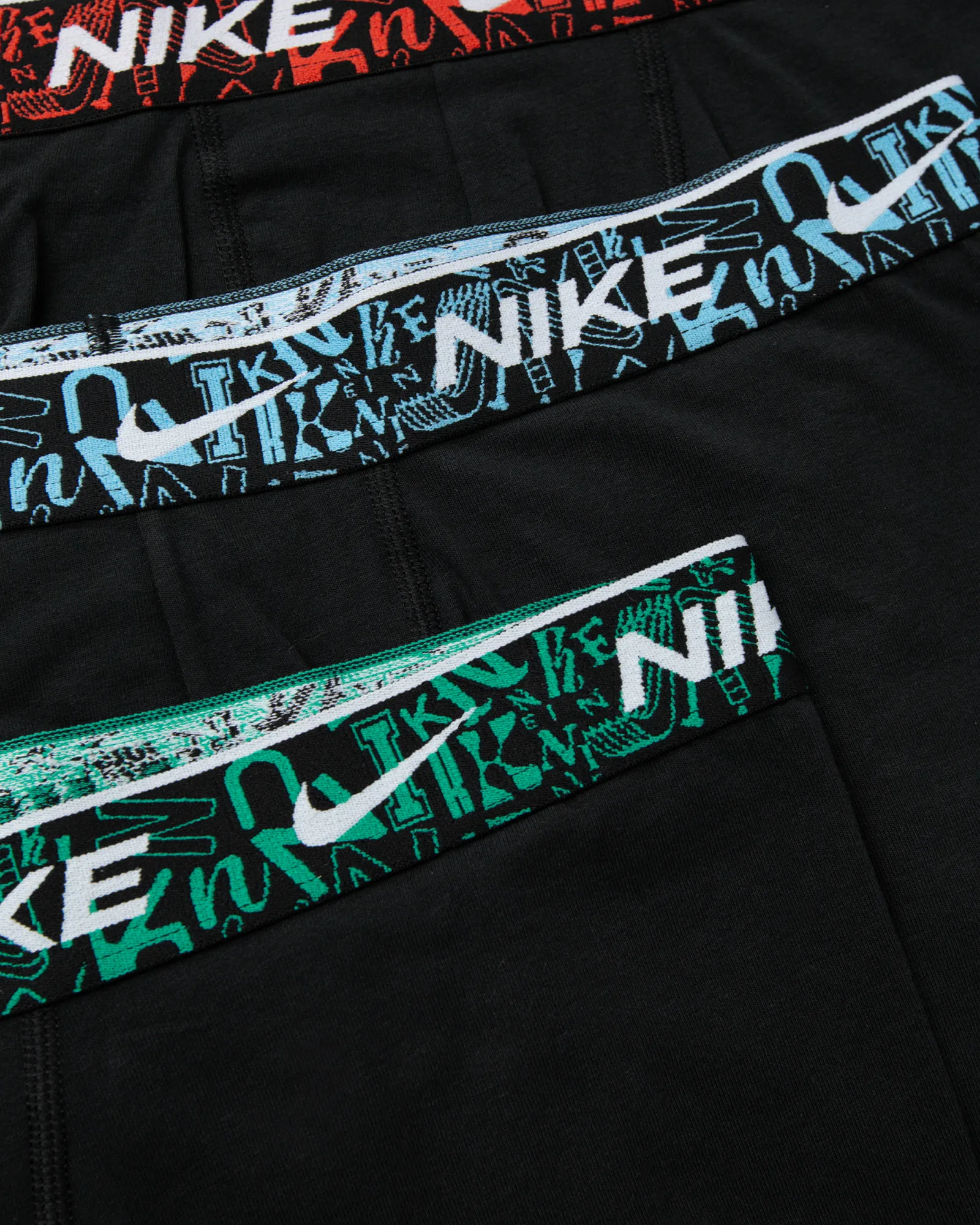 Cueca Nike E-DAY de algodão elástico, pacote com 3 unidades