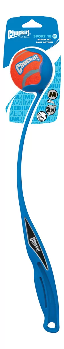 CHUCKIT Sport katapult med bold - M - 1 stk.