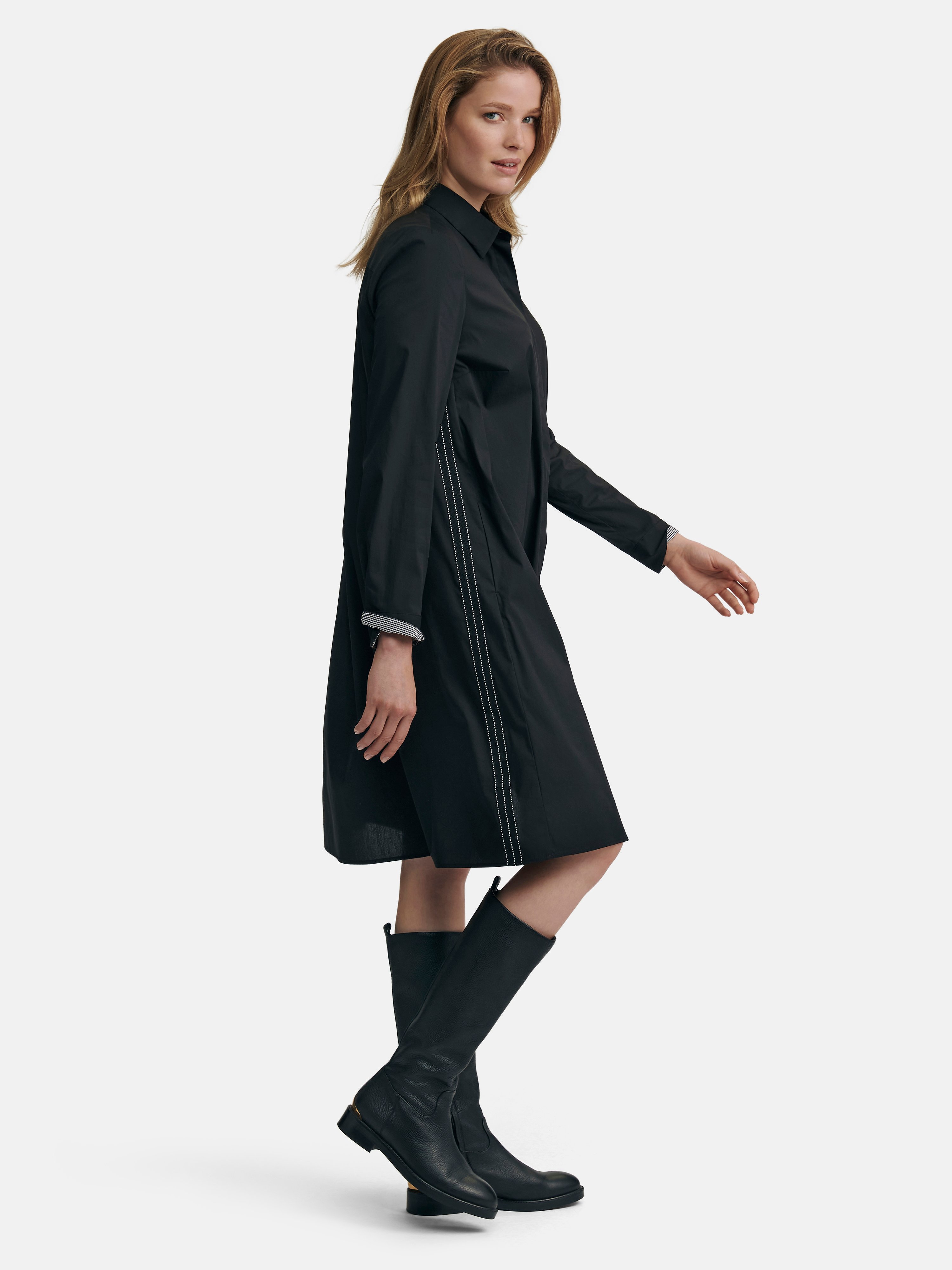 Kleid mit Kellerfalte