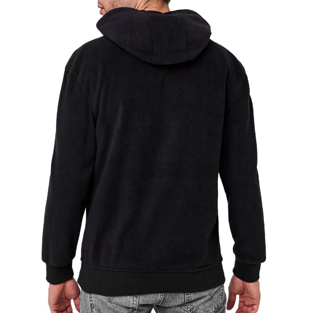 Schott Sweat à capuche Noir Homme Schott Micro Polar