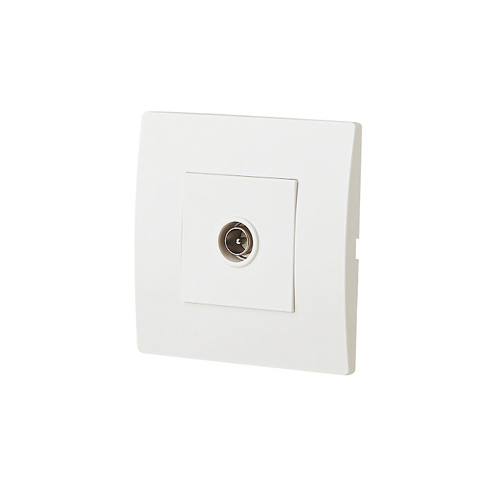 rise TV simple encastrable blanc complet