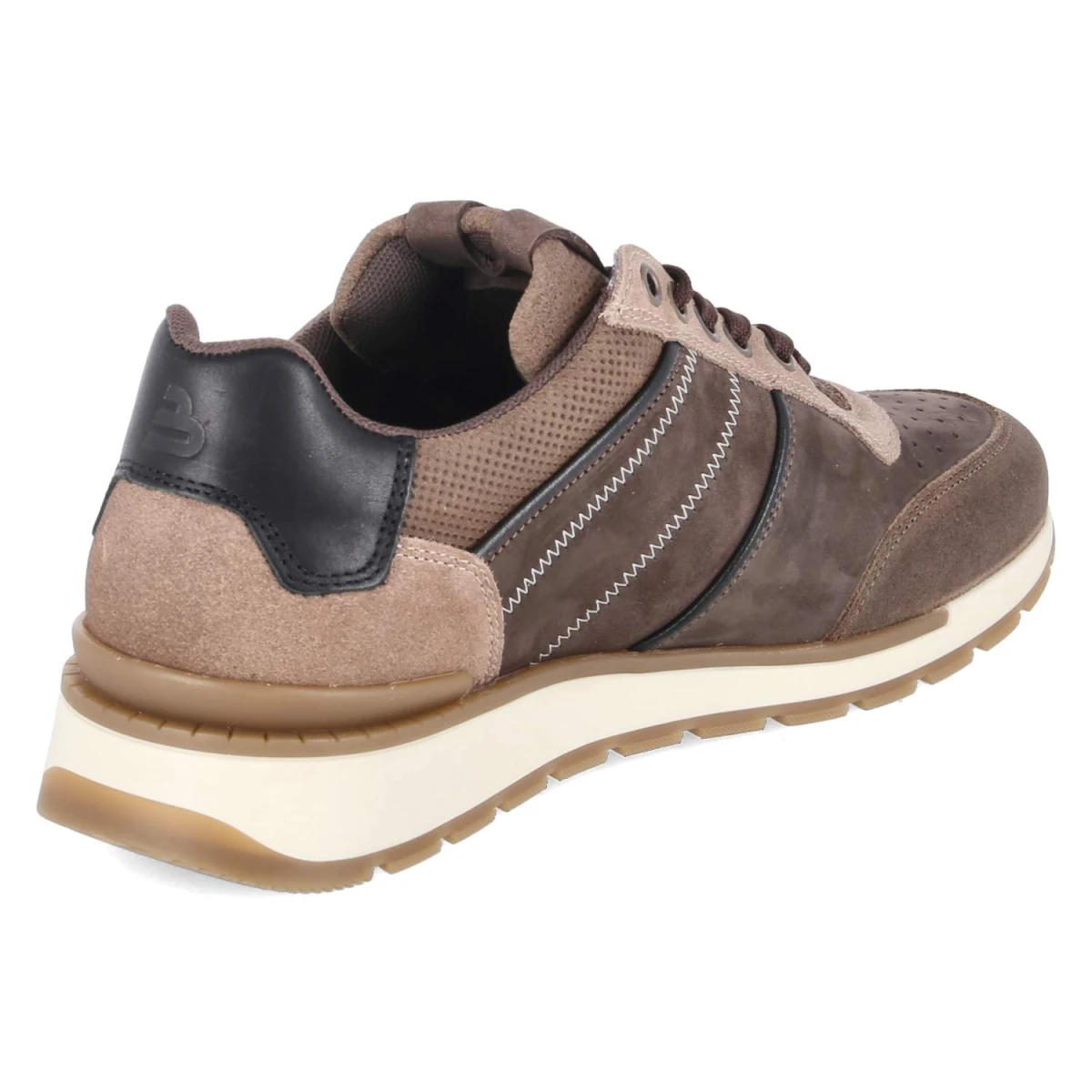 BullboxerLow Sneaker - Dark Brown - Taupe