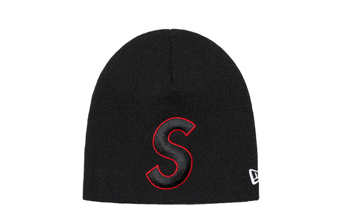 Supreme New Era S Logo Beanie Black