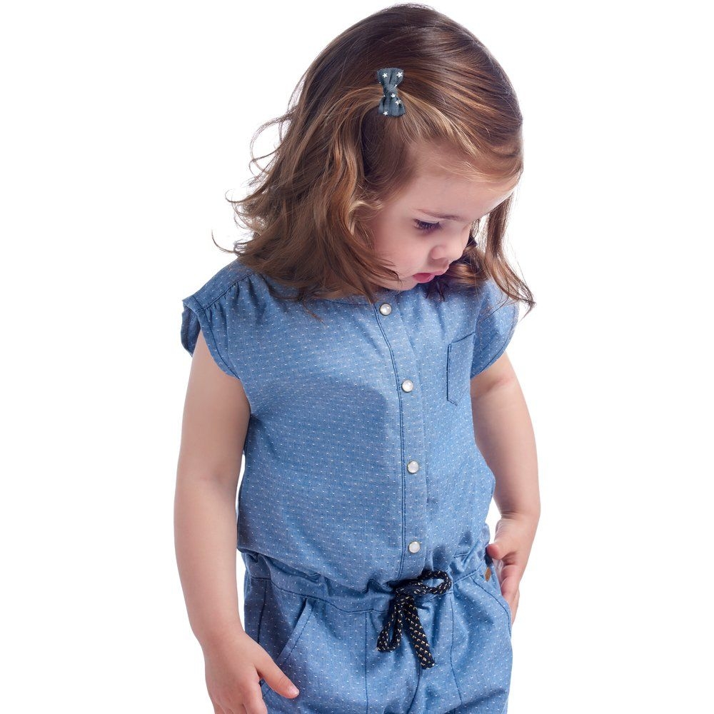 Barrettes Clic-Clac Petits Noeuds Etoile Argent Jean