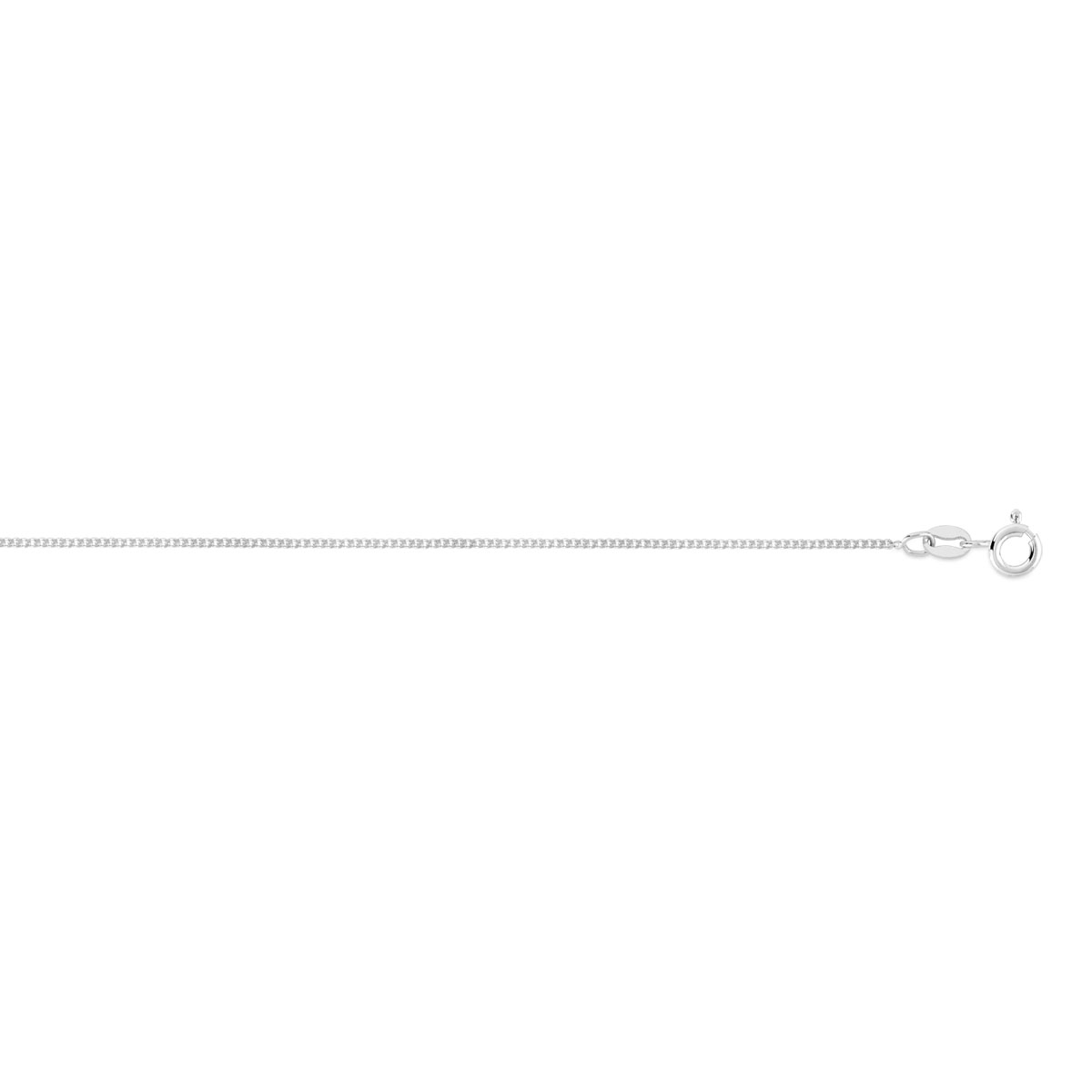 Chaîne argent 925 maille gourmette 40 cm