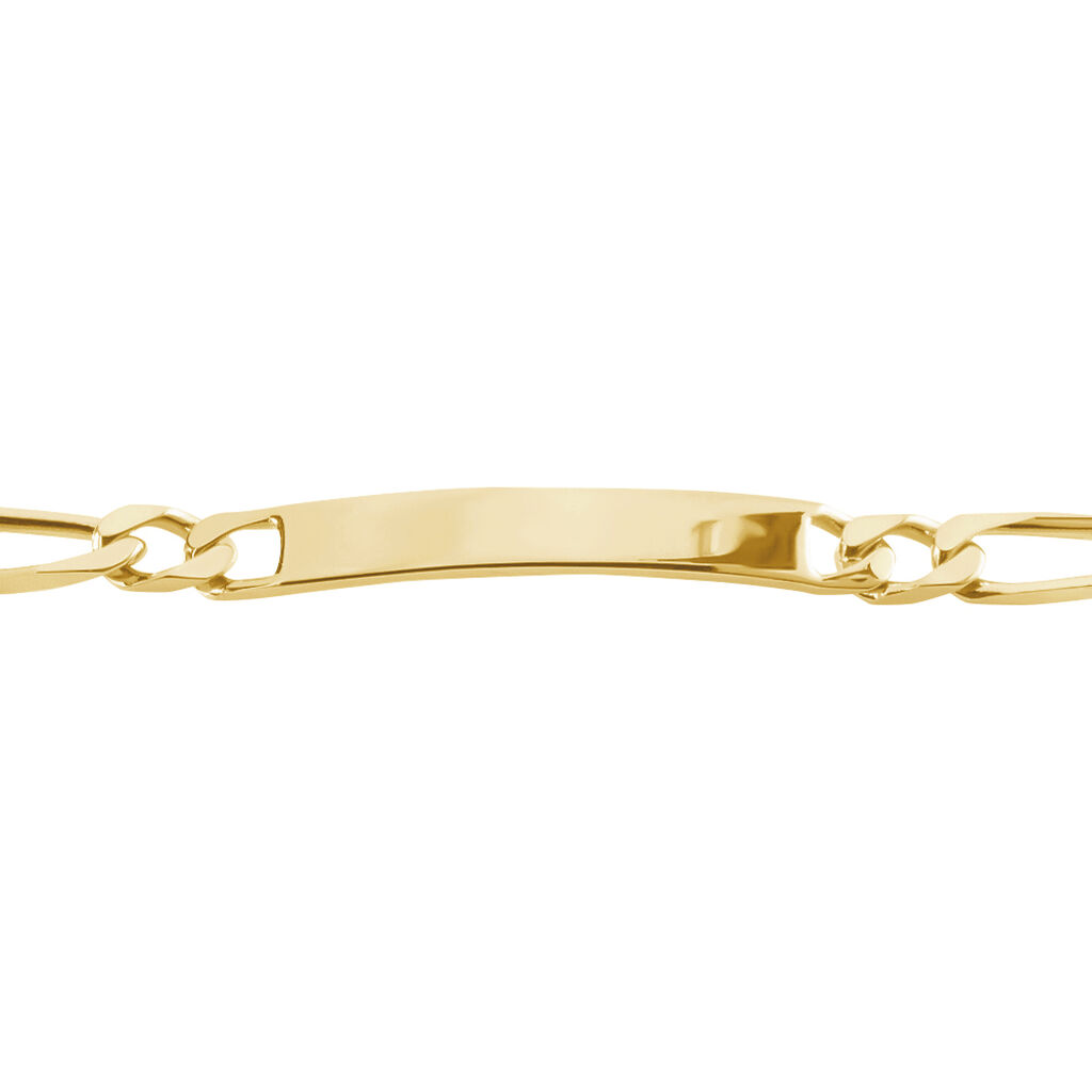 Bracelet Identité Bixente Plaqué Or Jaune