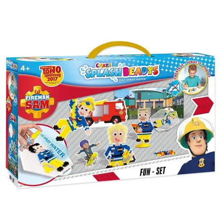 Craze Splash Beadys Feuerwehrmann Sam Fun Set, mit Perlen und Zubehör