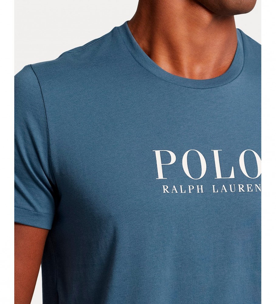 Camiseta Ralph Lauren com Logo Azul