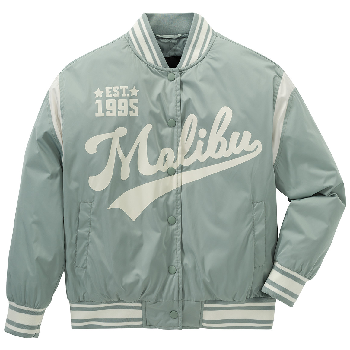 Beatwear Mädchen Jacke im College-Look mint