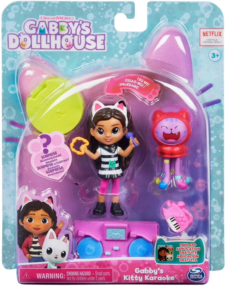 GABBY ET LA MAISON MAGIQUE - PACK 2 FIGURINES ET ACCESSOIRES KARAOKE