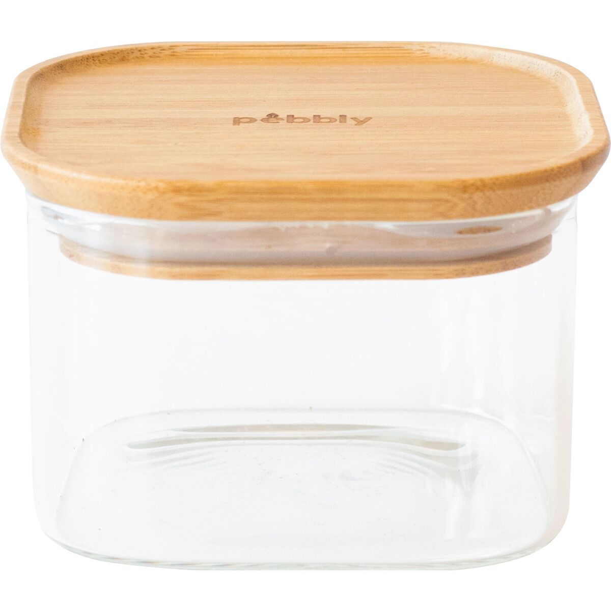 Oppbevaringsglass med bambuslokk 500 ml
