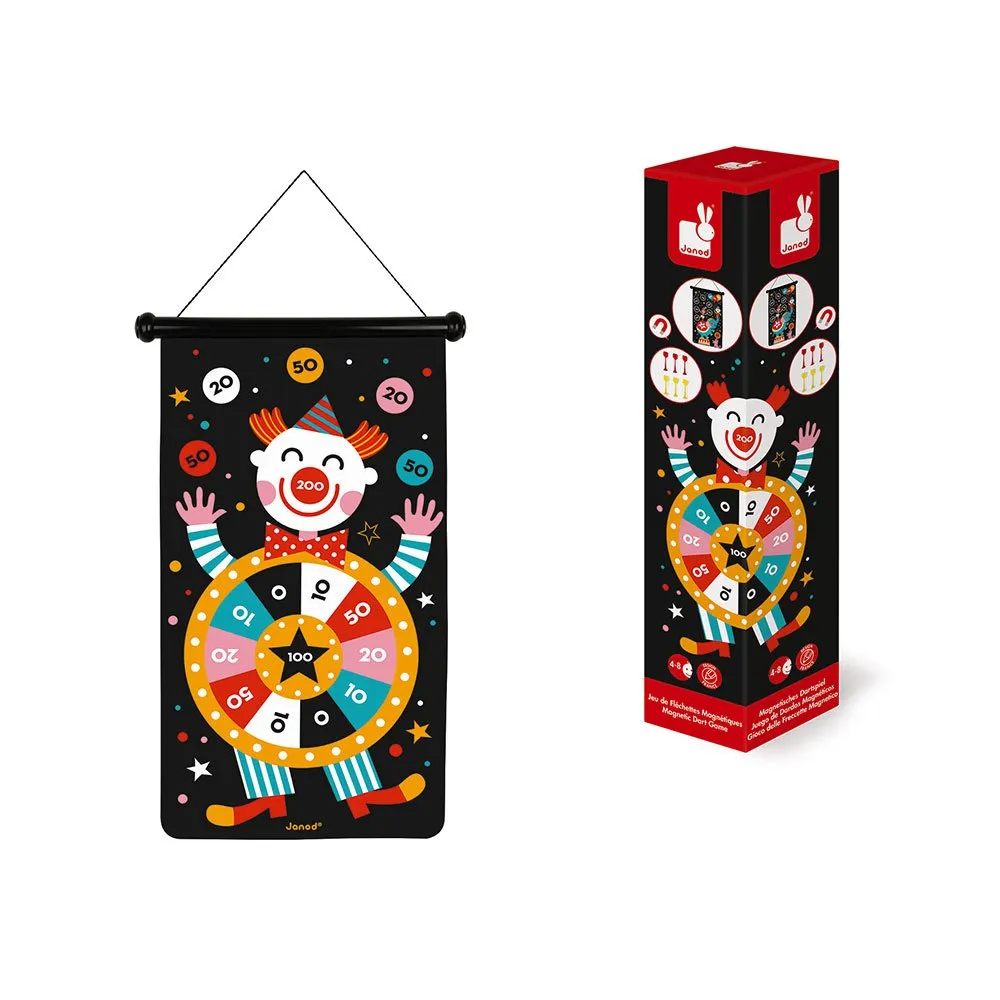 Janod Magnetisches Dartspiel Zirkus