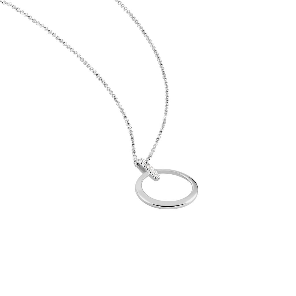 Collier Melissande Or Blanc Diamant