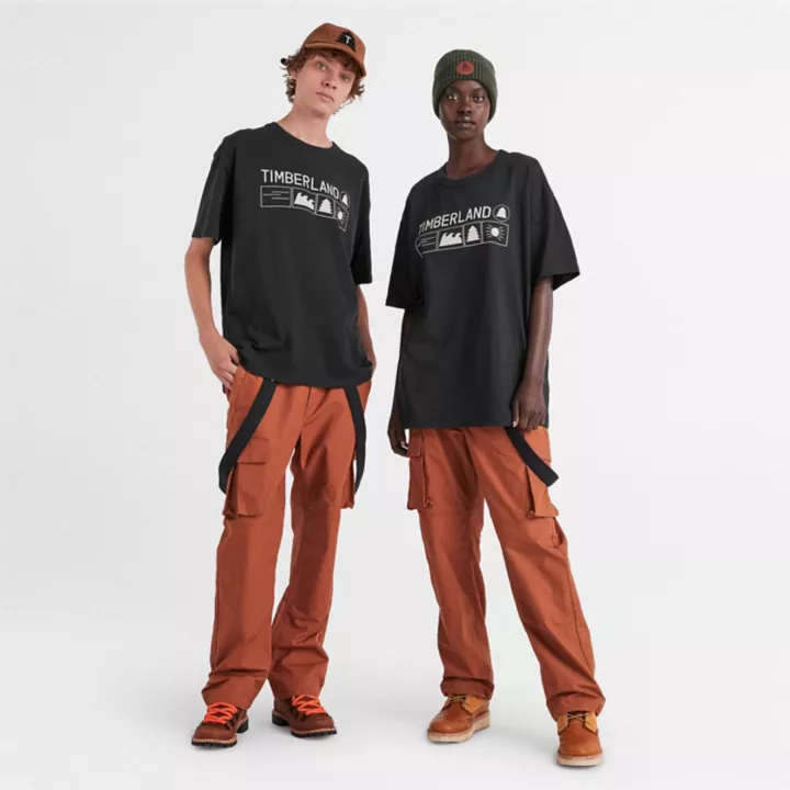 T-shirt Timberland x Nina Chanel Abney en noir
