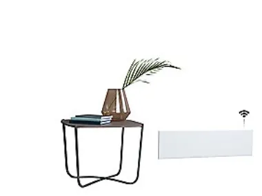 Adax Varmeliste Neo L 12 KWT, 1200W 400V med WiFi, hvid