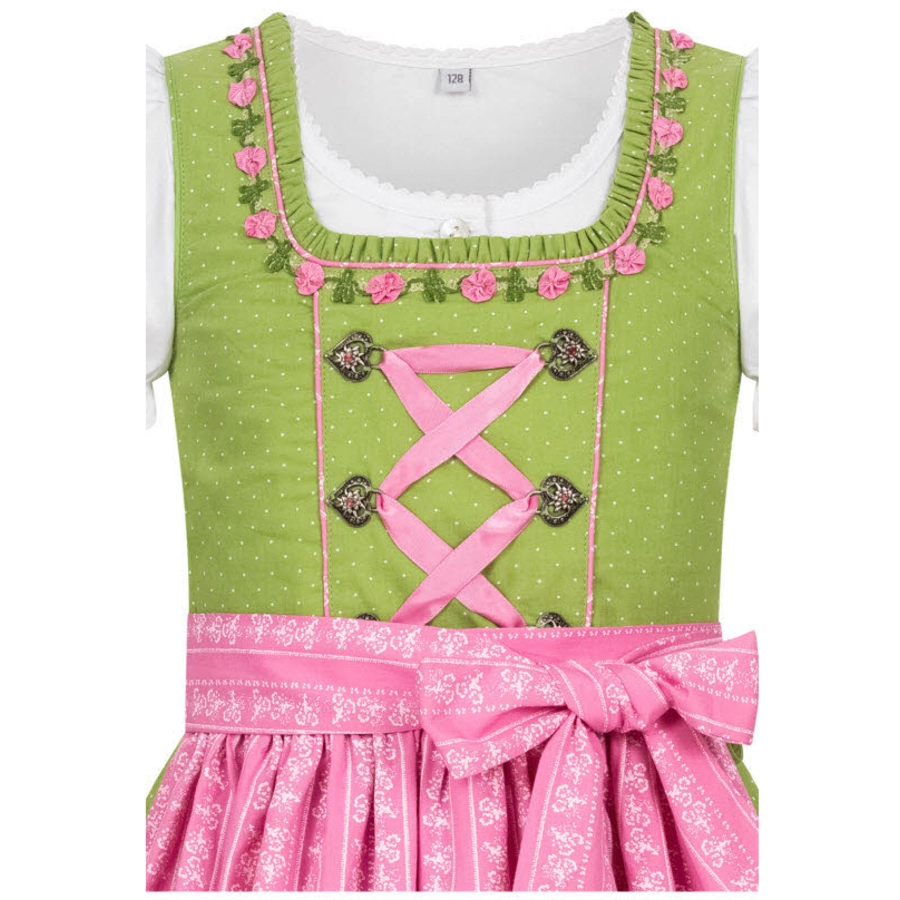Nübler Kinderdirndl 3-teilig Lulu Grün