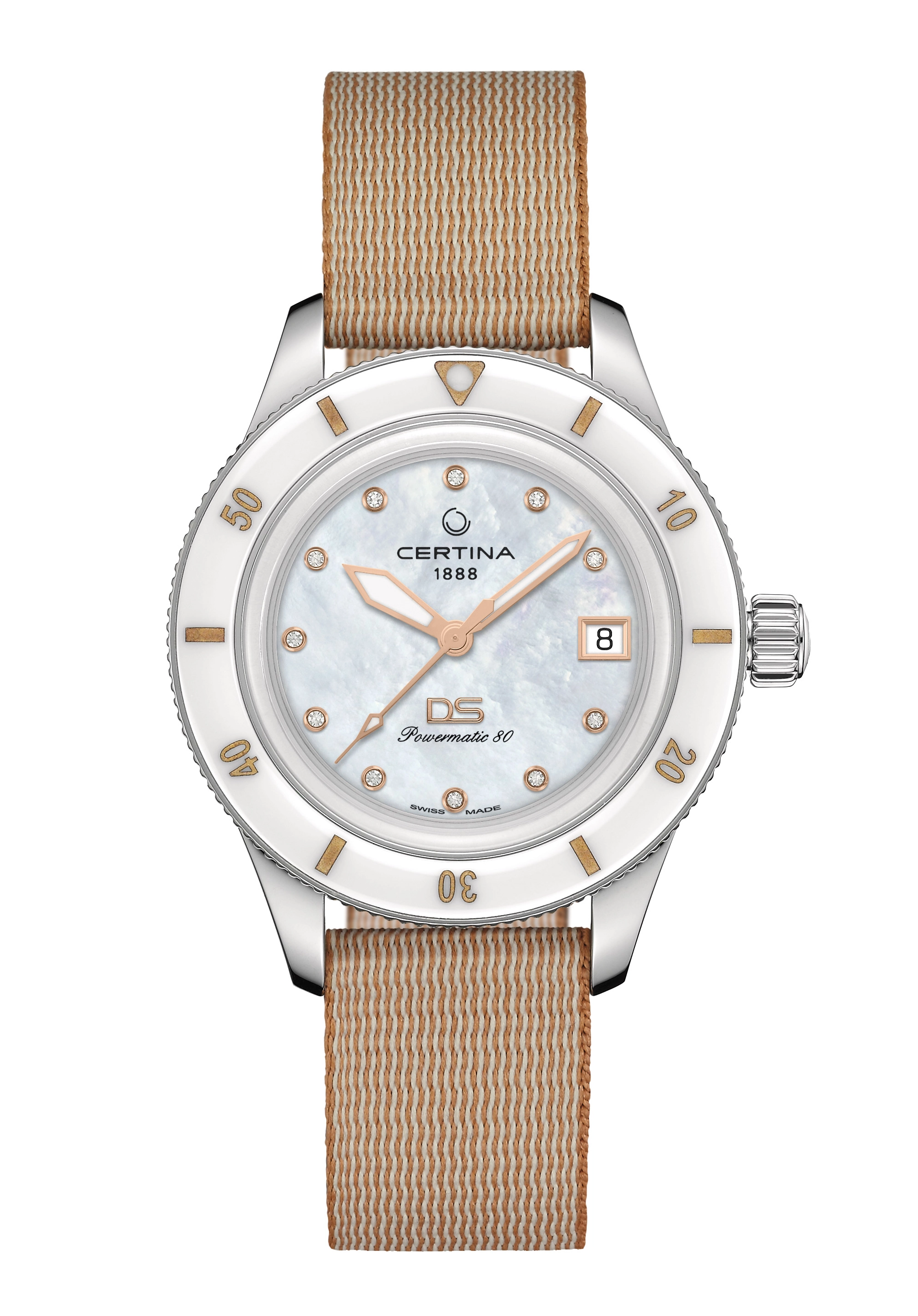 Certina DS PH200M Powermatic 80 Damenuhr C036.207.18.106.00