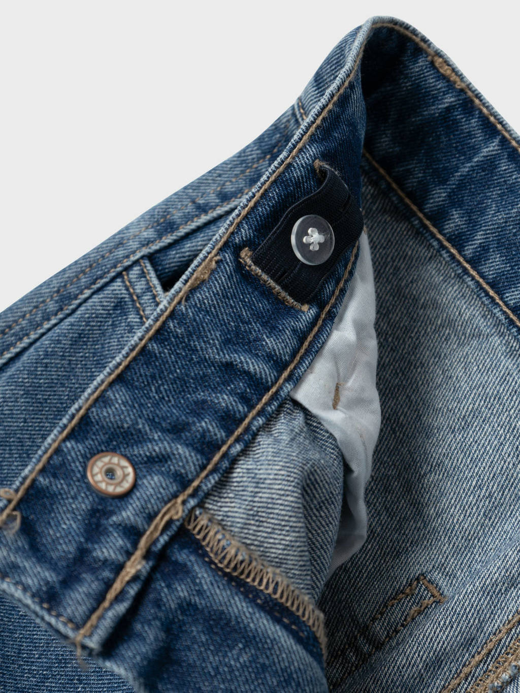 NAME IT straight fit jeans NKMRYAN medium blue denim