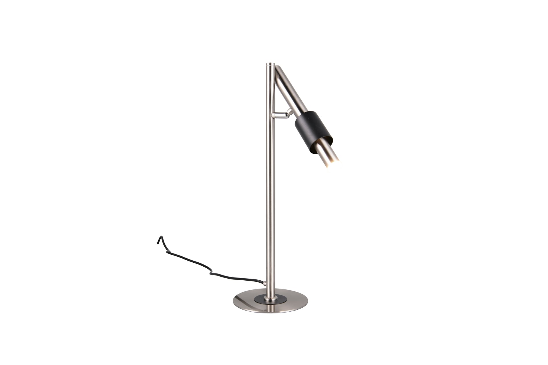 TRIO LED Tischlampe TRS IKARIS nickelfarbig