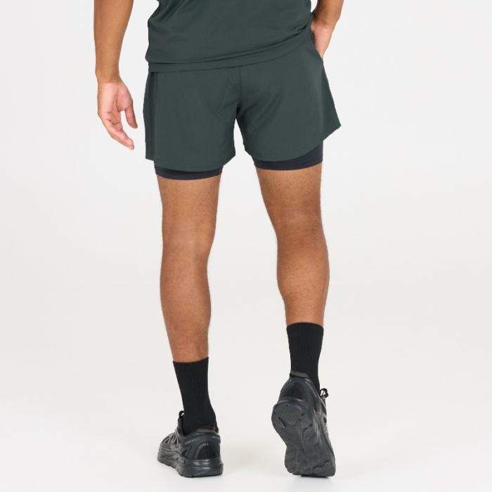 Endurance Herre Shorts Kros 2in1 Shorts Grøn