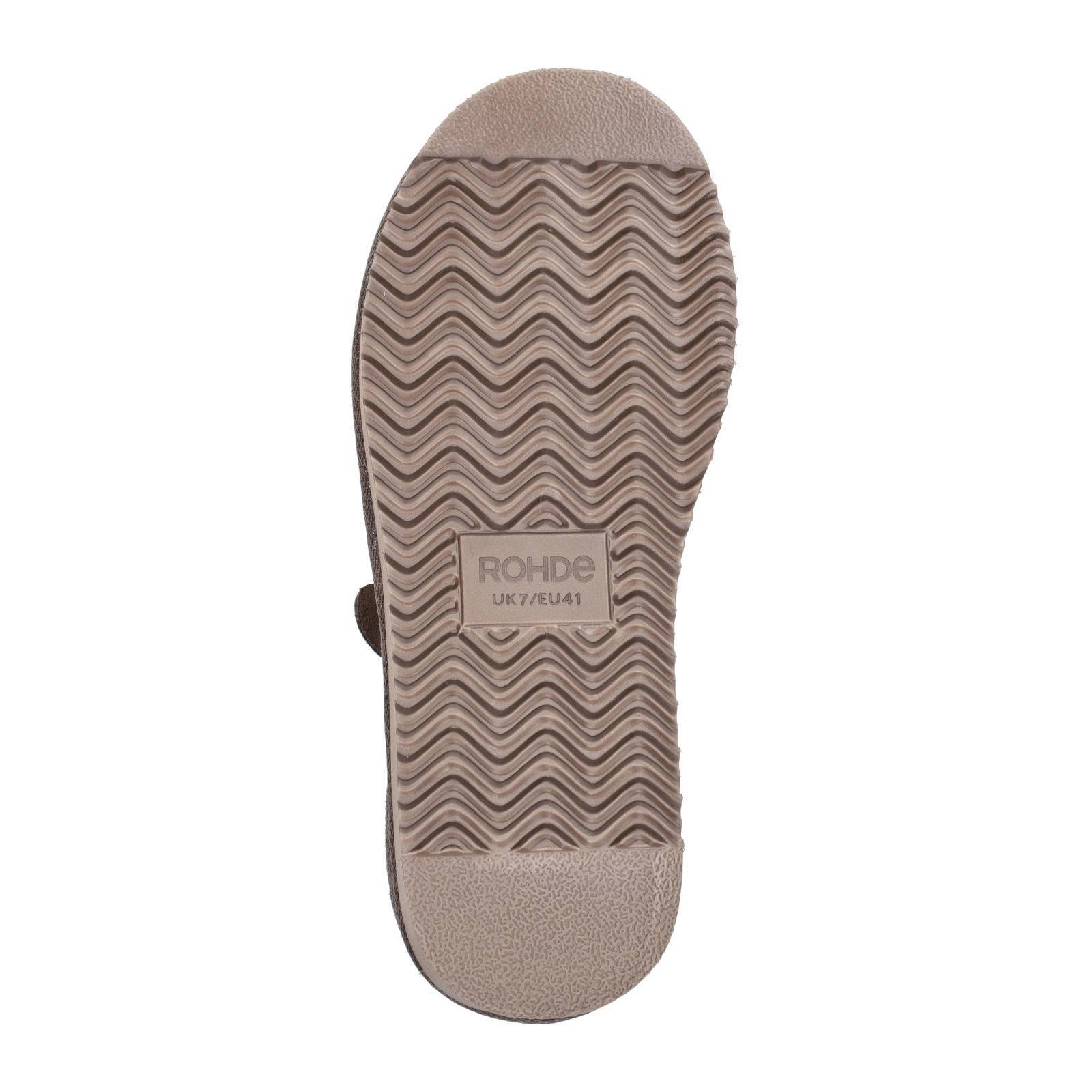 Rohde suède pantoffels taupe