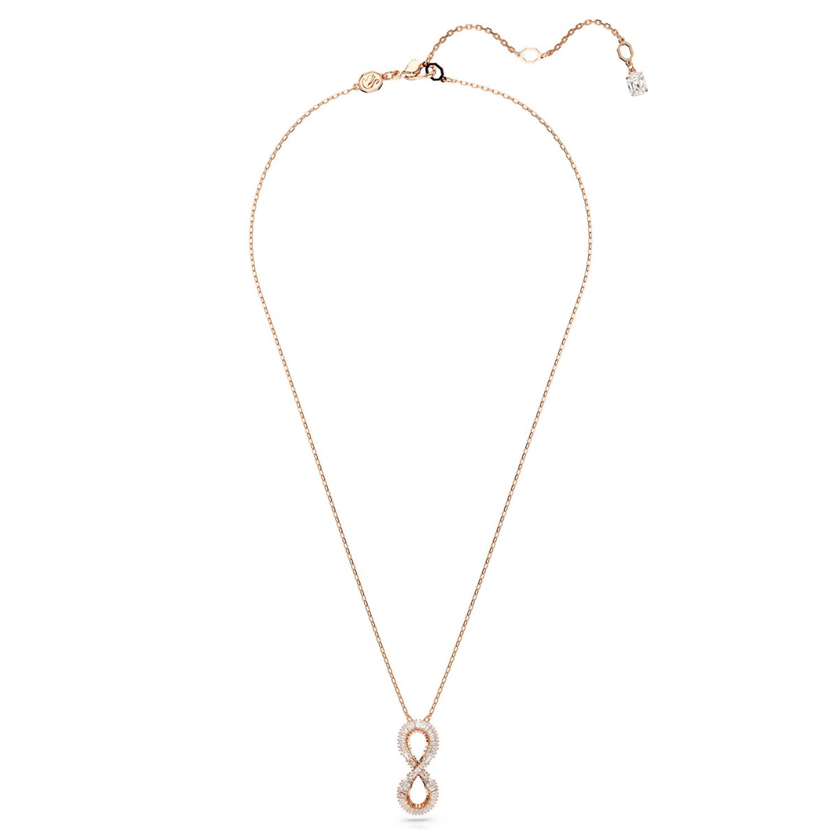 Collier Swarovski Hyperbola Infini rosé