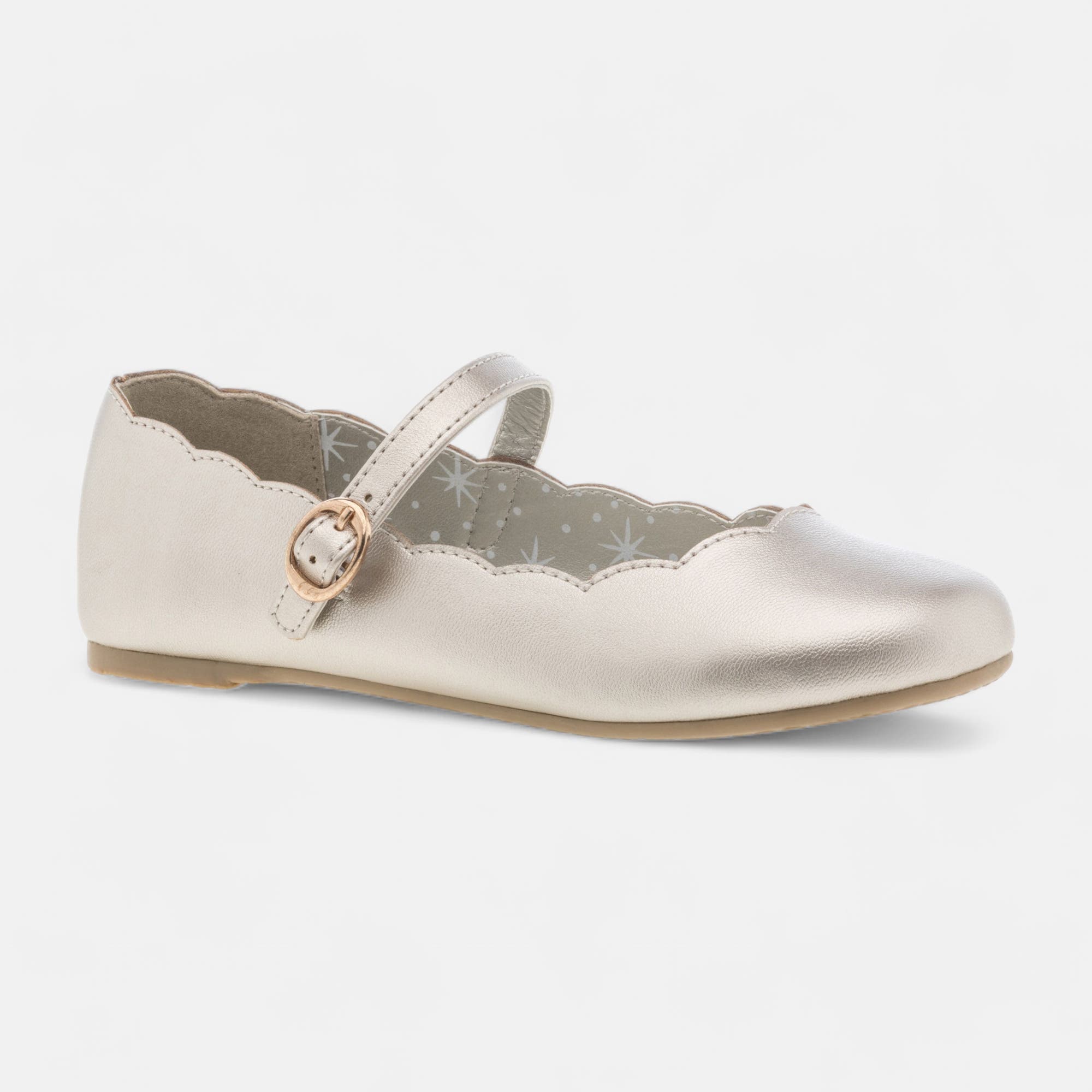 Ballerines Fille or