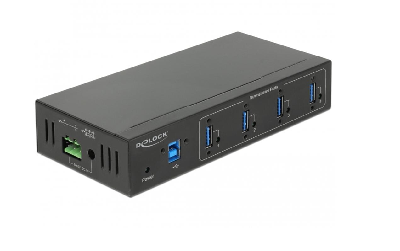 USB-Hub 63309 USB 3.0 - 4x Typ-A4-Port-USB-Hub mit ESD-Schutz