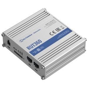 Teltonika Industrial Cellular Router RUT360 LTE CAT6 1 x LAN-porte, 10/100 Mbps, overholdelse af IEEE 802.3, IEEE 802.3u standarder, understøtter automatisk MDI/MDIX crossover Mbit/s, Ethernet LAN (RJ-45) port
