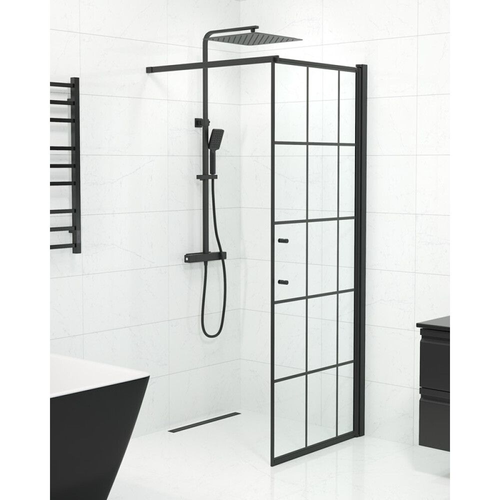 DUSJVEGG CAMARGUE SKÄRGÅRD SVART RAMME 80CM