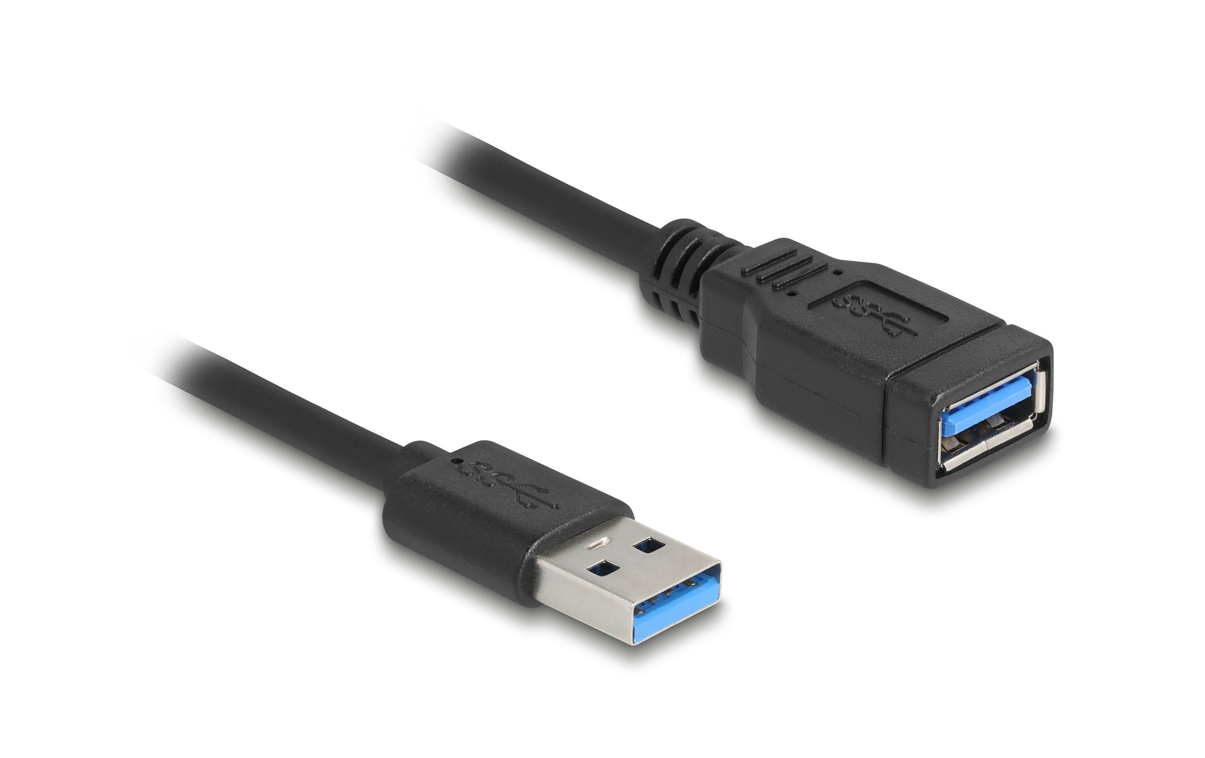 USB 3.0-Spiralkabel USB A - USB A 0.6 mFlexibles Spiralkabel für USB-Verbindungen