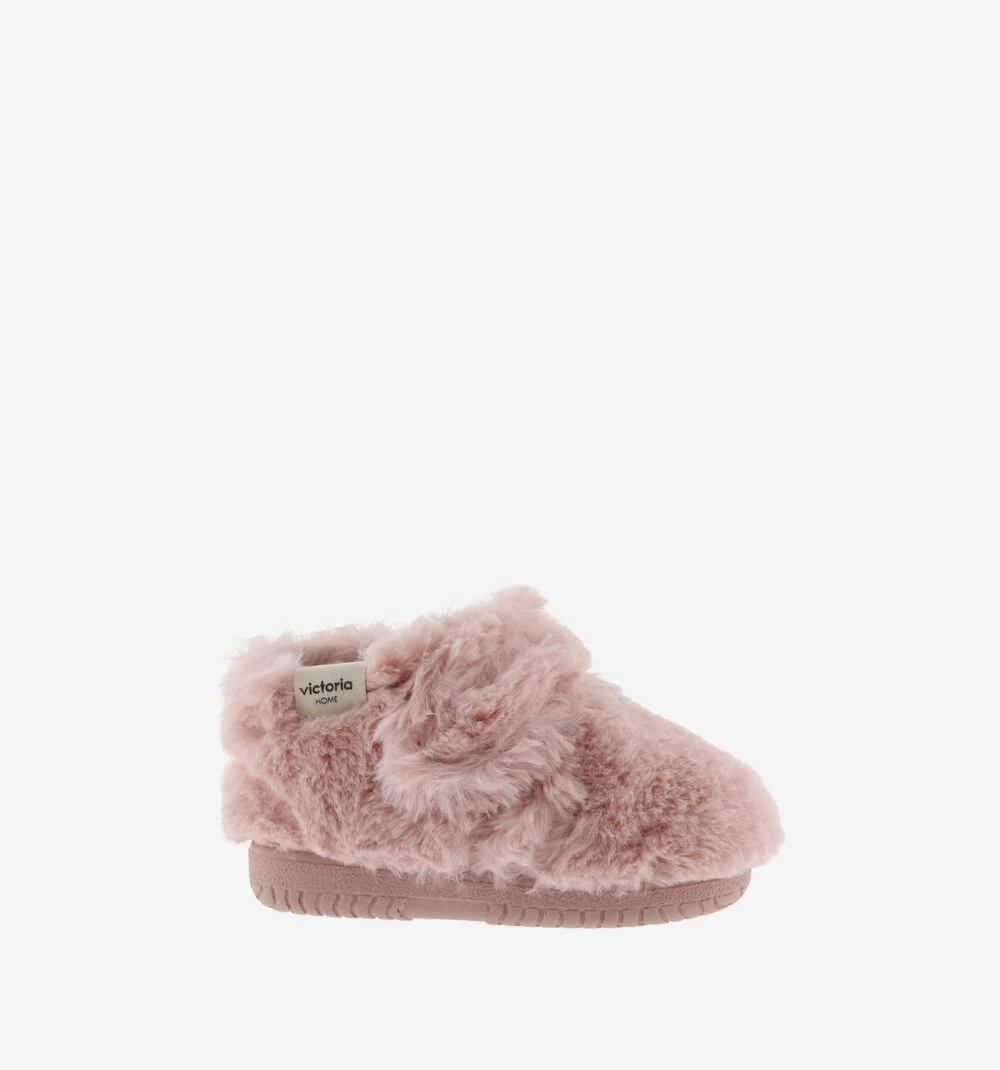 OJALÁ MAISON FOURRURE DOUCE Pantoufles pour enfants ROSA