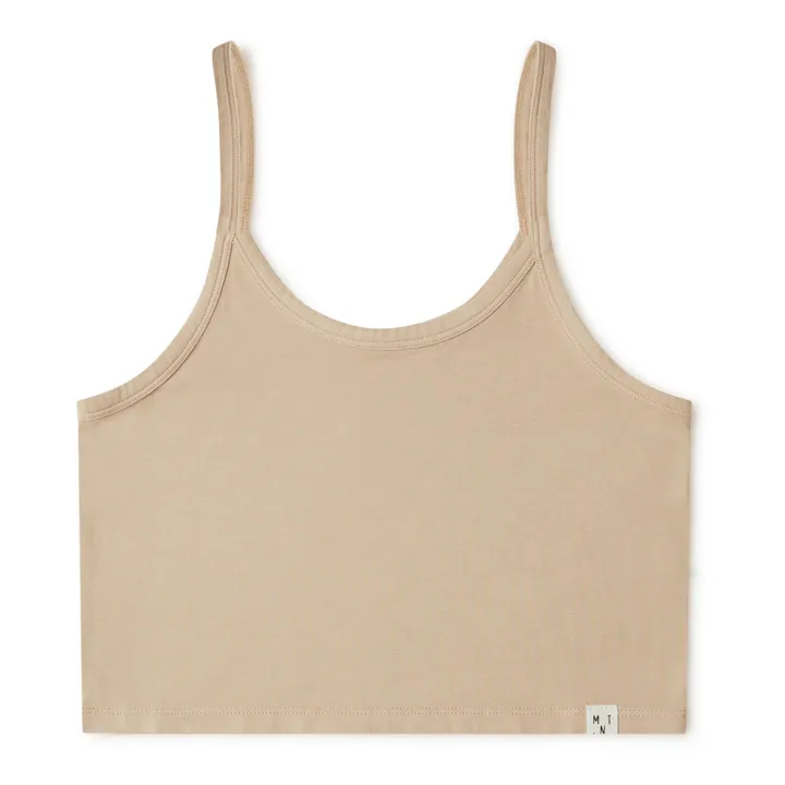Matona Débardeur Cropped Coton Bio - Collection Femme  | Poudre